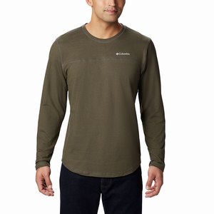 Columbia Camisas Casuales Rugged Ridge™ Crew Hombre Verde Oliva (758ZTRBPD)